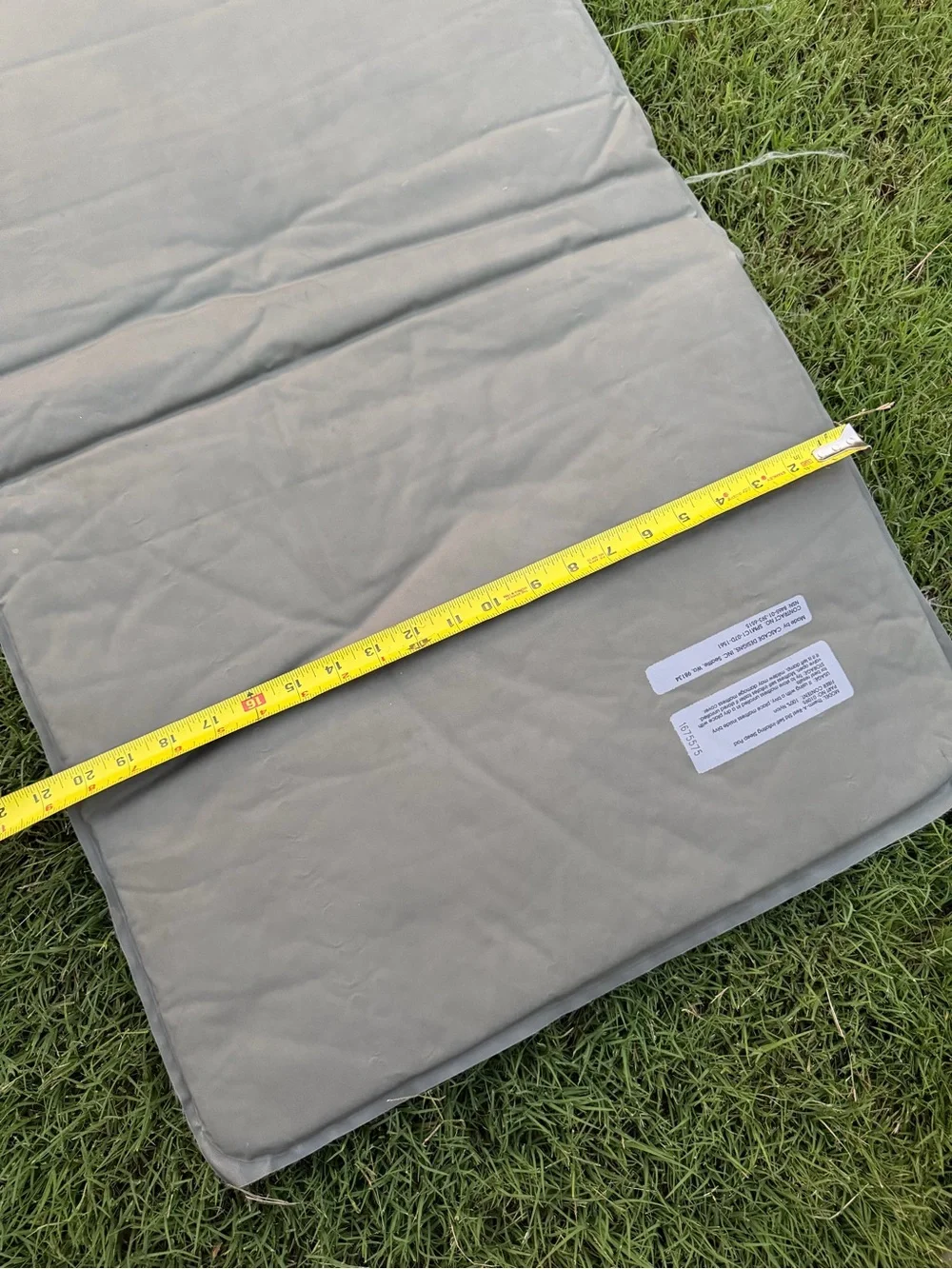 Military Self-Inflating Sleeping Pad Grey Foliage Green
